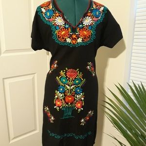 STILL AVAILABLE! Embroidered Traditional Mexican Dress